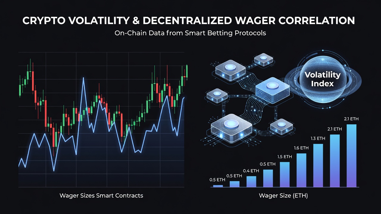 Graph showing wager size reductions during periods of elevated cryptocurrency volatility in July 2026