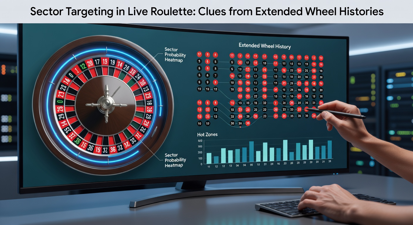 A close-up view of a live roulette wheel in motion during an online casino stream, highlighting numbered sectors with a ball settling into a pocket
