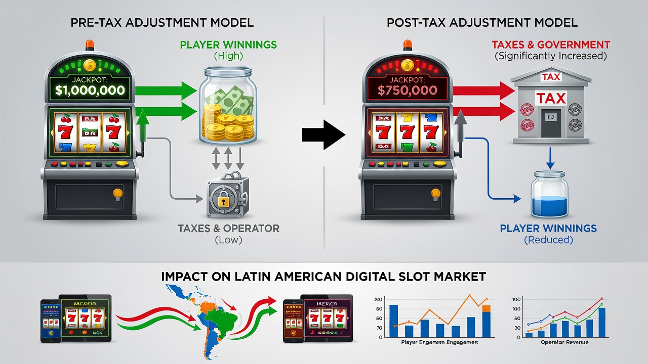 Detailed view of jackpot configuration dashboards used by Latin American operators illustrating tiered prize structures and regional tax allocation breakdowns